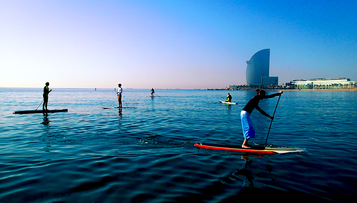 Relax in the sea